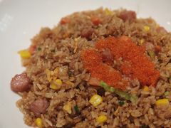 蟹籽猪颈肉炒饭-卡朋西餐(扬名广场店)