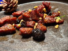 黑蒜松仁牛肉-106餐厅(山水文园店)