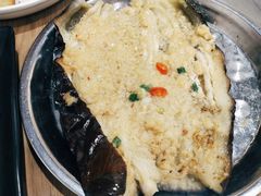 蒜泥茄子-宝记烧烤·碳锅羊肉·羊蝎子火锅·夜食社(文体路创始店)