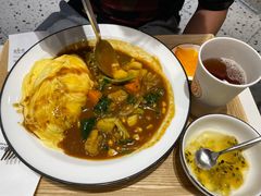 牛腩咖喱蛋包饭-池奈·日式咖喱蛋包饭(赛高店)