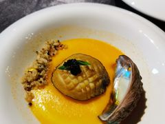 蟹粉虾汤蛋羹黑鱼籽蒸鲍鱼-蟹榭·本帮江浙菜·蟹宴(五角场合生汇商场店)