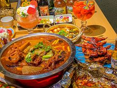 -街角等你.大连海鲜烧烤.经典铁板海鲜串(西安路店)