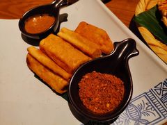 香煎石屏豆腐-云海肴·汽锅鸡·云南菜(天山百盛优客店)