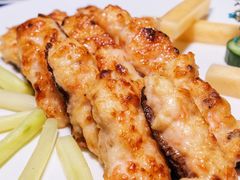 鲜羊肚菌煎酿虾饺皇-渔意如意·首创金鲷顺德鱼生