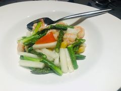翠绿山药炒虾仁-满满海佛跳墙(千禧店)