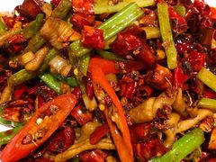 川椒爆炒鸭肠-福苗小骆驼烧烤(大唐不夜城店)