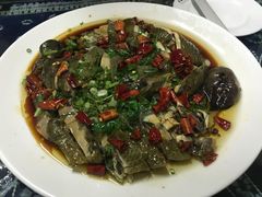 炝香鸡-古道惠风饭庄
