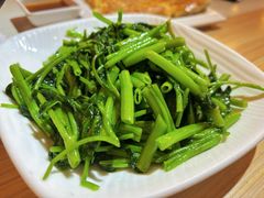 蒜泥炒空心菜-台北楚楚园馅饼粥(虹桥南丰城店)