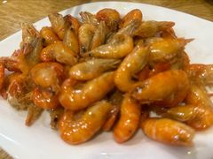 油爆香河虾-牧羊餐厅
