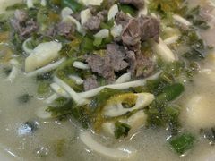 雪菜笋丝鲜牛肉面-何永光123鲜牛肉馆(1号店)