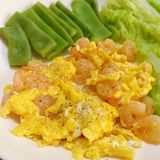 小嬜手作50 『减脂套餐-🍤虾仁滑蛋』