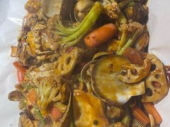 手抓海鲜荟-东来菜馆•手抓海鲜家常菜•海鲜锅贴(鸽子窝店)