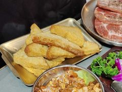 奶香吐司-围炉肉舍丹东海鲜烤肉·烤活鳗(步行街店)