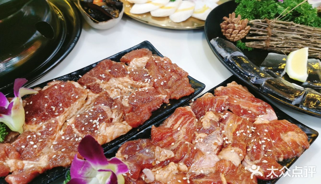 第一次见的蛋糕烤肉！