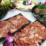 第一次见的蛋糕烤肉！