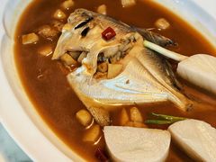 鲳鱼烧年糕-新荣记(新源南路店)