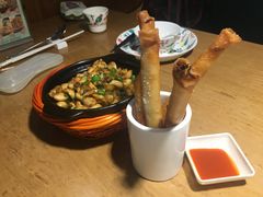 虾仁春卷-蜀宴小调·精致家常菜(科华店)