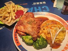 滑蛋生炸鸡肶饭-伯友茶记(中华广场店)