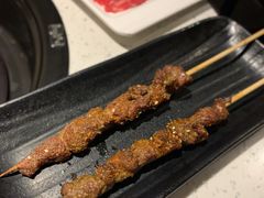 热气羊肉串-京韵胡同·酱香羊蝎子火锅涮肉(长寿路店)
