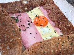 巴黎火腿鸡蛋芝士蘑菇可丽饼-RAC BAR(安福路店)