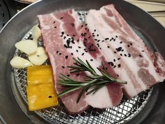 厚切黑猪五花（原味）-安又胖韩国烤肉(泰达永旺店)