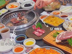 泡菜饼-草家酱蟹炭火烤肉店(珲春南路一店)