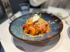鲜茄茸大虾配马斯卡朋意大利面-BE BRIGHT KITCHEN(正佳广场店)