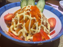 赤焰帝黄蟹腿金枪鱼盖饭-二丁目食堂(铁西星摩尔店)
