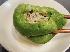 咸菜鲜肉青团子-蟹芆三馄饨