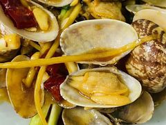 姜葱炒花蛤-阿杰臻选海鲜饭店(普陀山店)