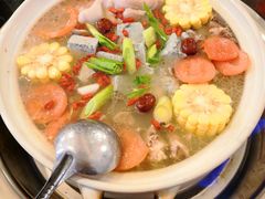 山药排骨牛肉养生汤-花水湾红太阳牛肉汤锅