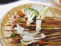 香菜牛皮豆腐干（签子）-逍遥烫特色串串(宽窄巷子店)
