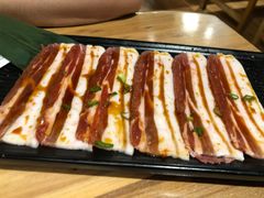 调味猪五花-九田家黑牛烤肉料理(太原迎泽区同至人店)
