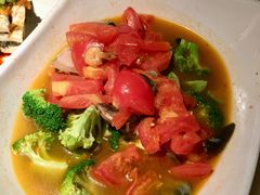 上汤西兰花-绿茶餐厅(西单老佛爷店)
