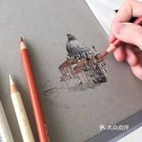 没想到彩铅画风景也能有这样效果！