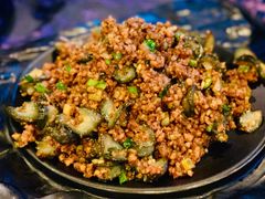肉末烧海参-浩运·海鲜青岛菜·海胆水饺(石老人店)