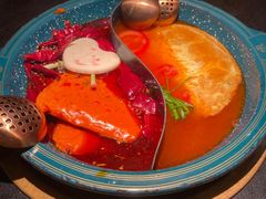 真有料的番茄鸳鸯锅-吼堂老火锅(太古里总店)