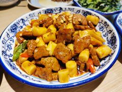 松子牛肉炒年糕-兔爸私家小厨(新北万达店)