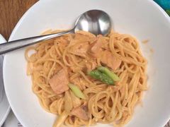 三文鱼芦笋意面-Geneva日内瓦餐厅(西郊宝成花苑店)