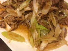 葱爆羊肉-老兰家传统烧烤炒菜泡馍(小南门店)