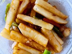 小炒地瓜条-刘胖子家常菜·蹄花焖藕(中南店)