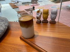 红豆沙拿铁-Line 咖啡(石厦花园店)