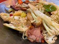 干锅腊味花菜-避风塘·金牌店·夜宵(金玉兰店)