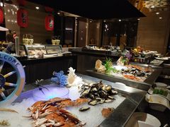 自助取餐区-美食汇自助餐厅(兰州万达文华酒店)