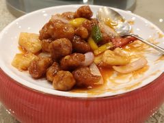 经典马蹄咕噜肉-麒麟中餐厅·经典粤菜·地道菜式老字号(广州长隆酒店)