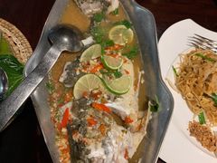 青柠汁蒸桂鱼-食肆&Fourteen(武林夜市店)