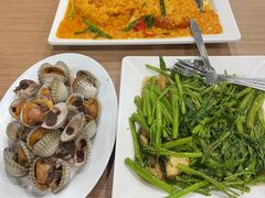 炒空心菜-建兴酒家(班塔通分店)