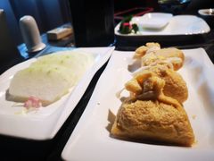 蟹籽金福袋-大匠工房古船木艺术餐厅·猪肚鸡专门店(长白仙岛店)