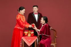 -时光纪亲子全家福照相馆(静安店母女写真父母纪念照)