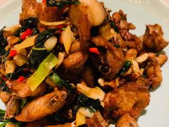 山捞叶炒树上的鸡-香香海南菜餐厅